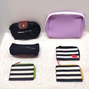 Sephora Bags/Zipper Pockets Bundle of 6